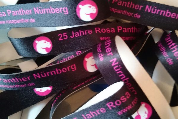 Rosa Panther Jubiläum Eintrittsbändchen