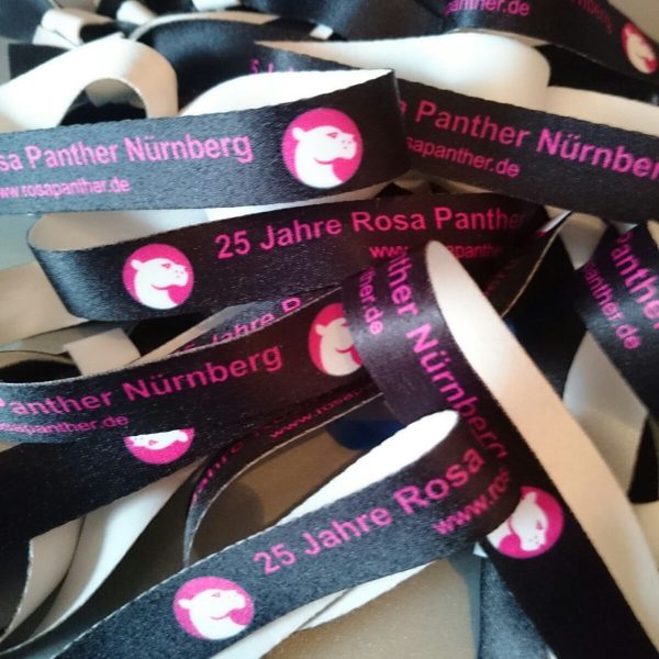Rosa Panther Jubiläum Eintrittsbändchen