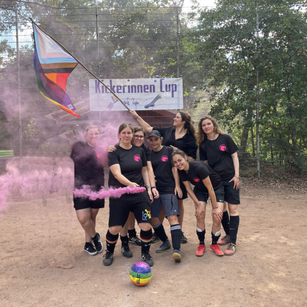 Die Rosa Panther Fußballerinnen